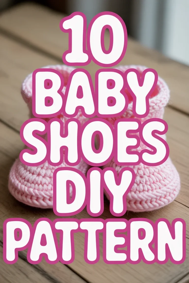 👶 10 Baby Shoes DIY Pattern