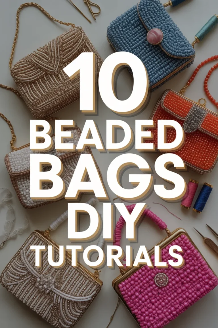 ✨ 10 Beaded Bags DIY Tutorials