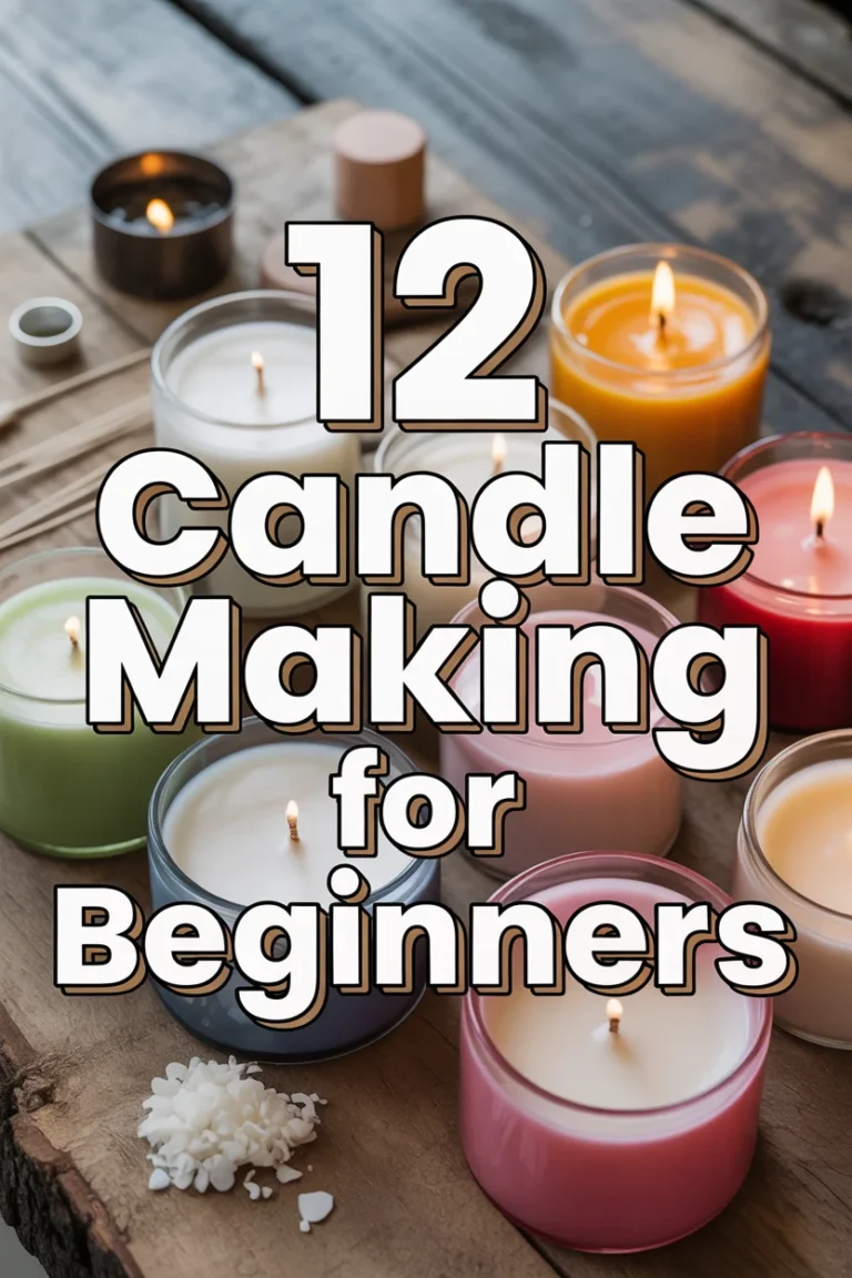 🕯️ 12 Candle Making For Beginners