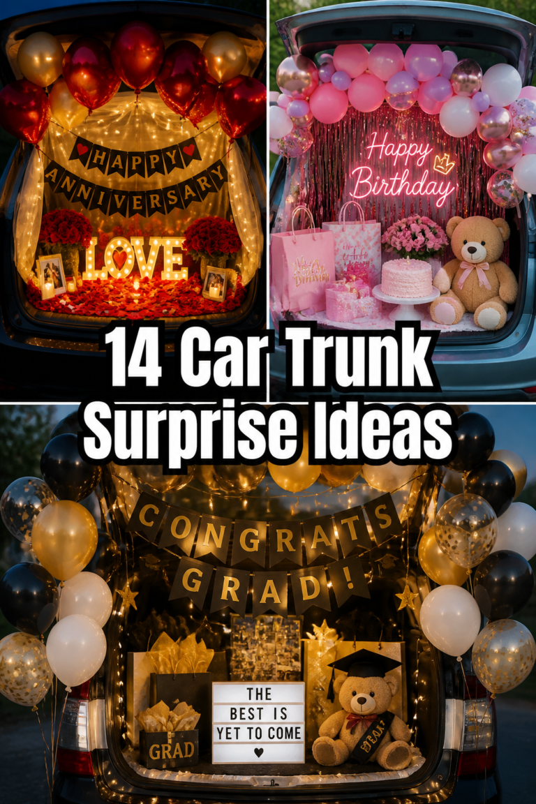 🎁 14 Car Trunk Surprise Ideas