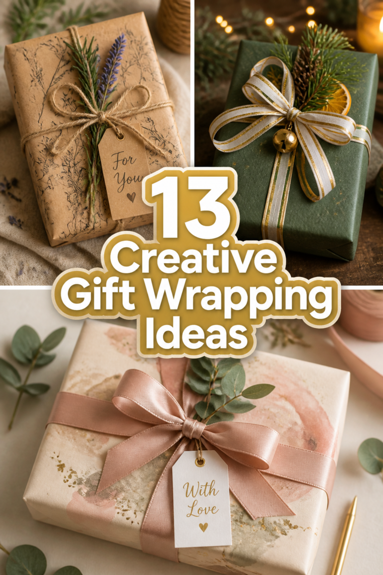🎁 13 Creative Gift Wrapping Ideas