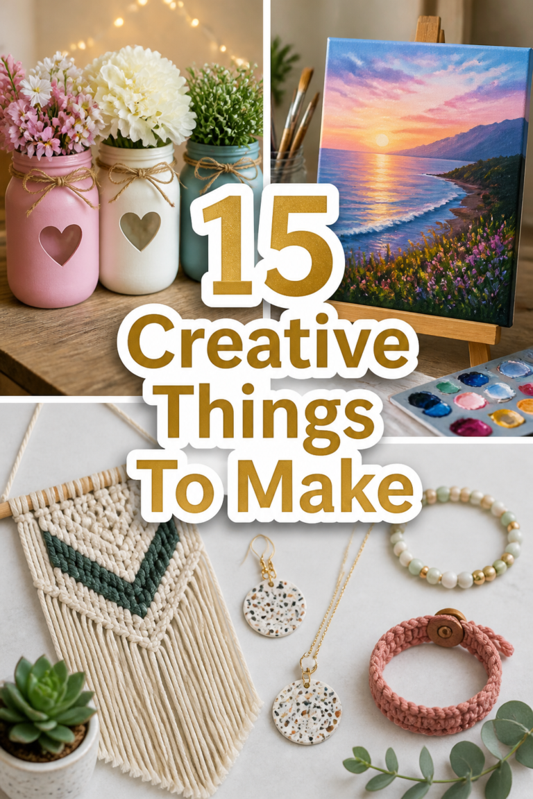✨ 15 Creative Things To Make