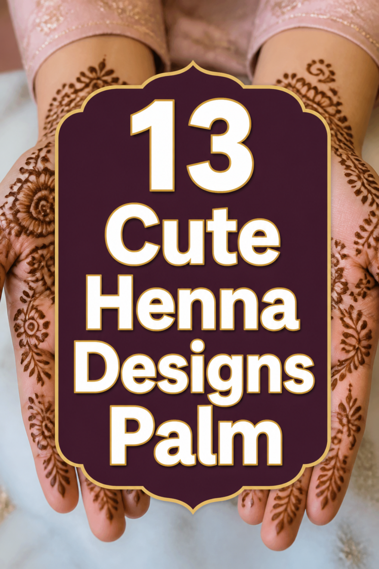✨ 13 Cute Henna Designs Palm