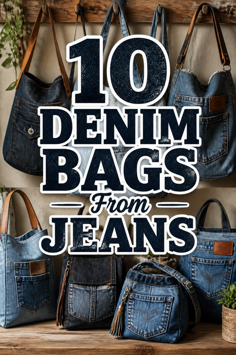 👖 10 Denim Bags From Jeans