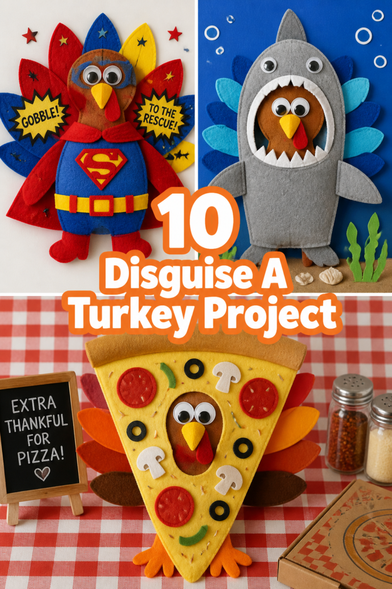 🎭 10 Disguise A Turkey Project