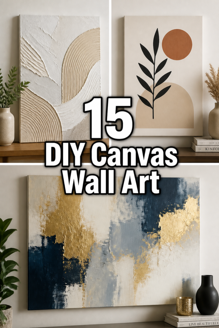 🎨 15 DIY Canvas Wall Art