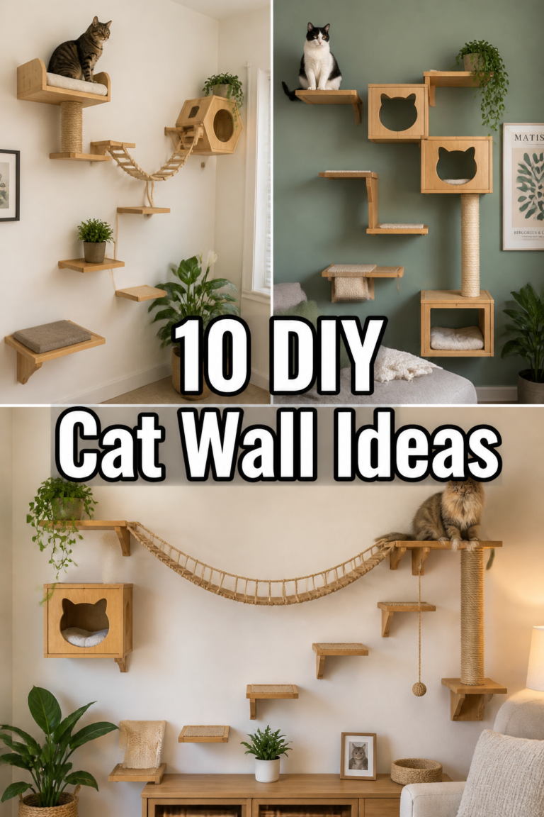 🐾 10 DIY Cat Wall Ideas