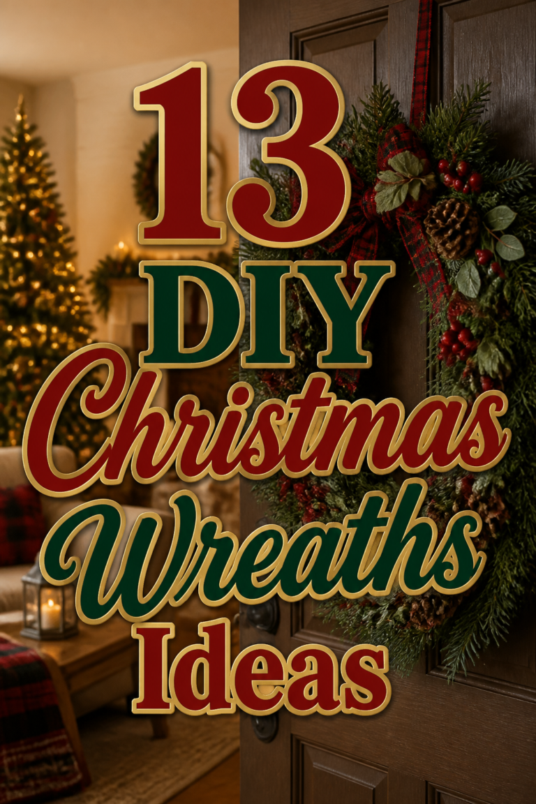 🎄 13 DIY Christmas Wreaths Ideas