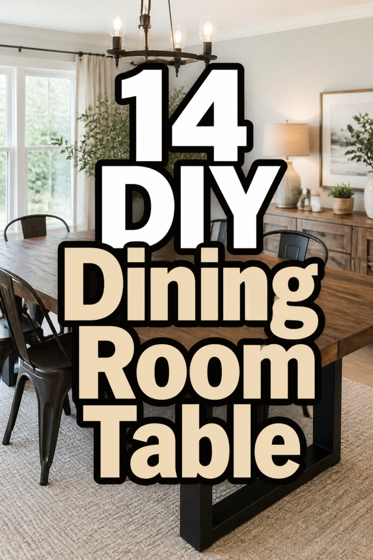 🛠️ 14 DIY Dining Room Table