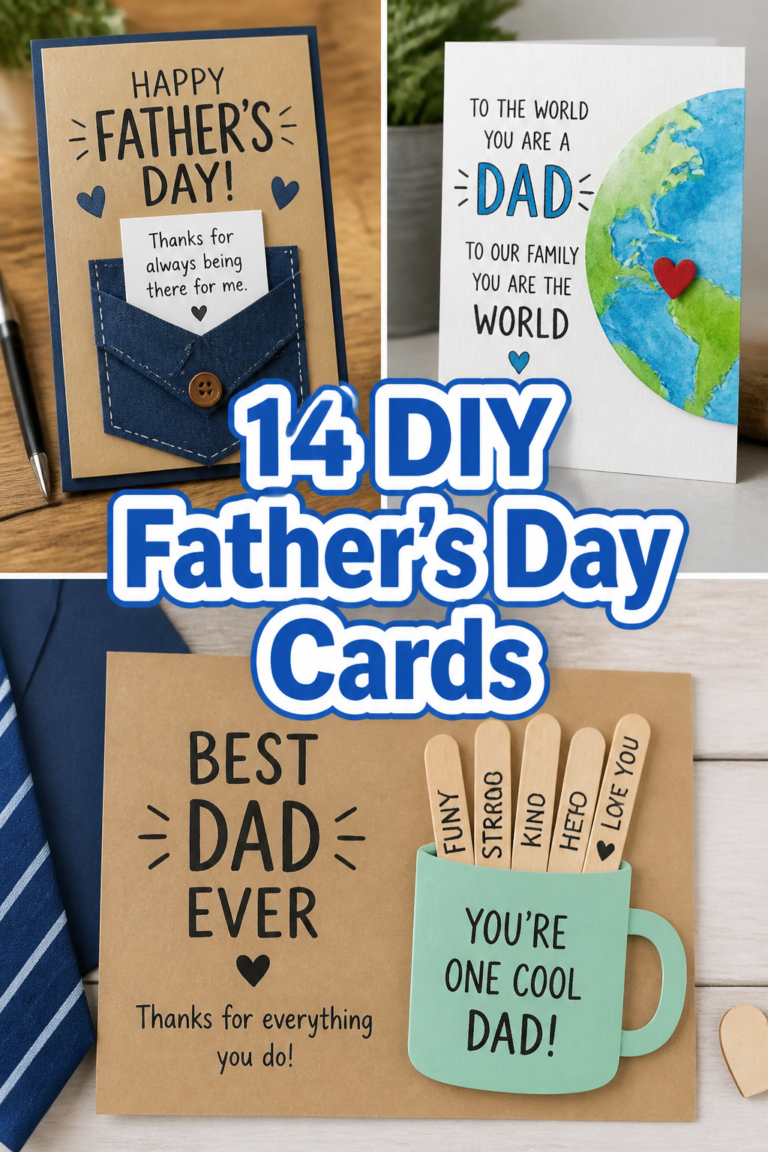 🎨 14 DIY Father’s Day Cards