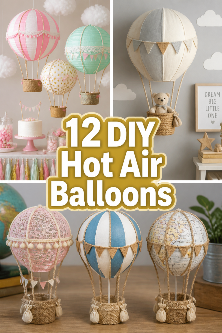 🎈 12 DIY Hot Air Balloons