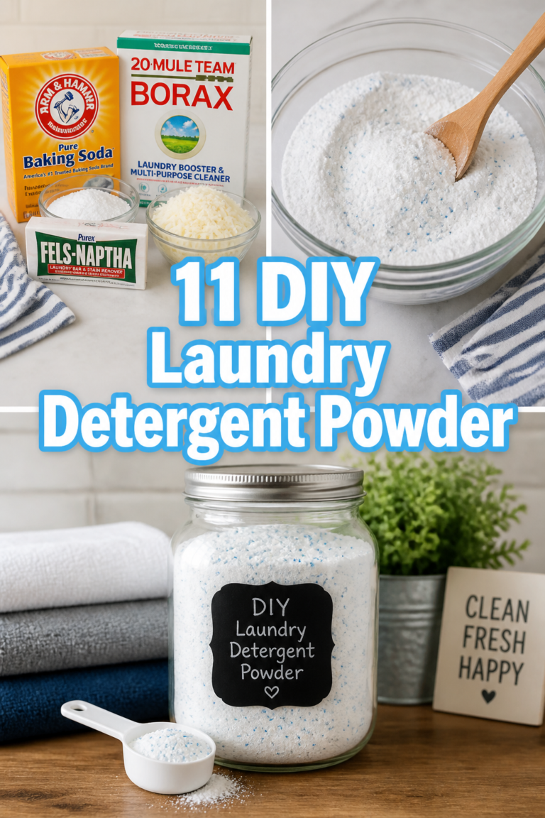 🧼 11 DIY Laundry Detergent Powder