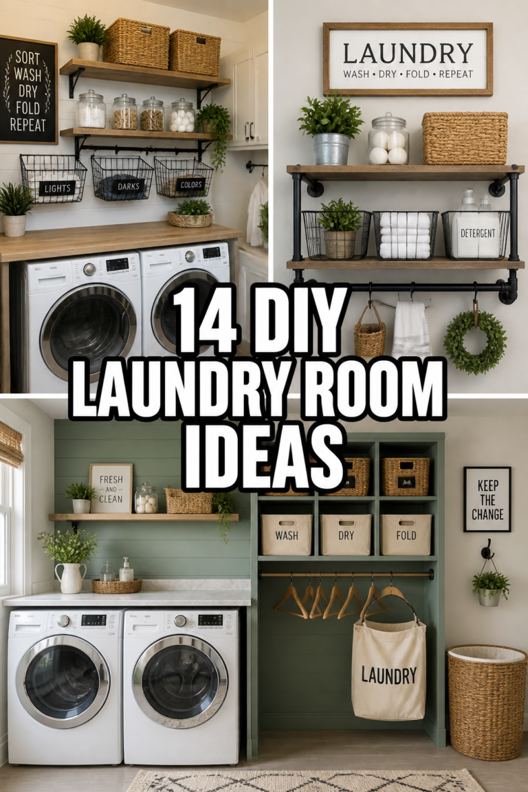🧺 14 DIY Laundry Room Ideas