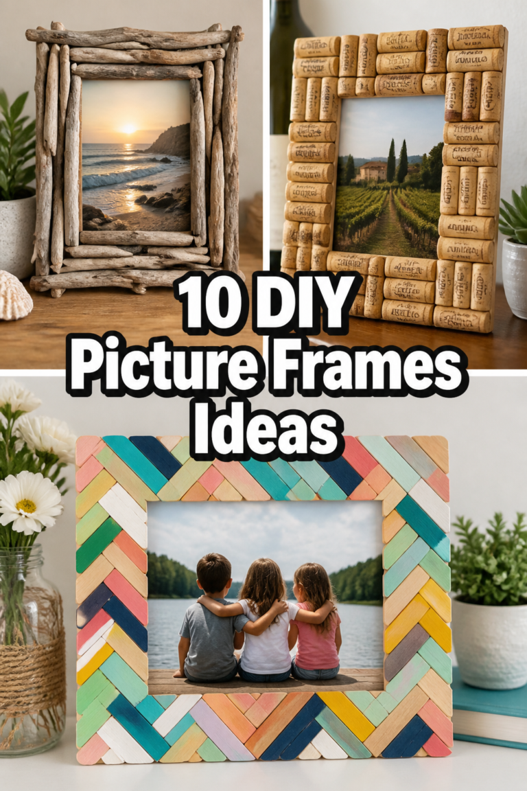 🖼️ 10 DIY Picture Frames Ideas