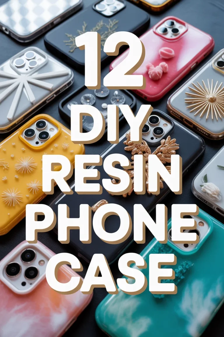 🎨 12 DIY Resin Phone Case