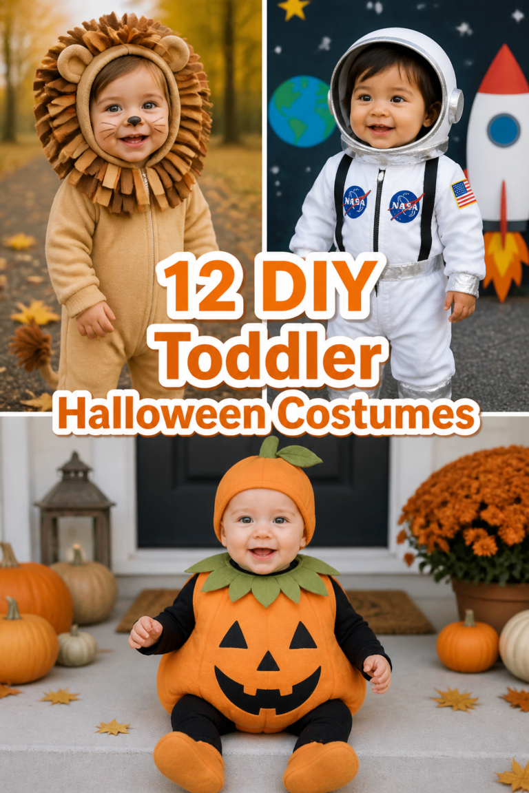 👻 12 DIY Toddler Halloween Costumes