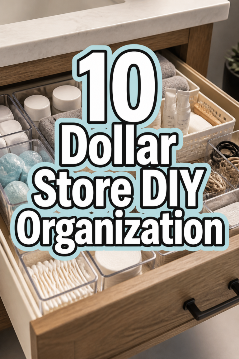 🨀 10 Dollar Store DIY Organization