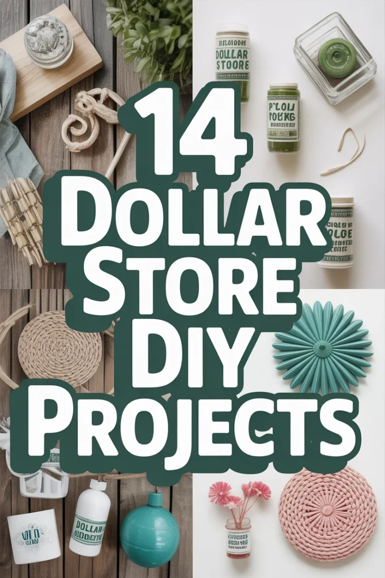 ✨ 14 Dollar Store DIY Projects