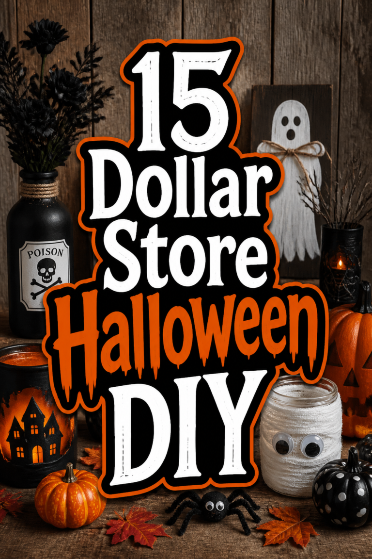 🎃 15 Dollar Store Halloween DIY