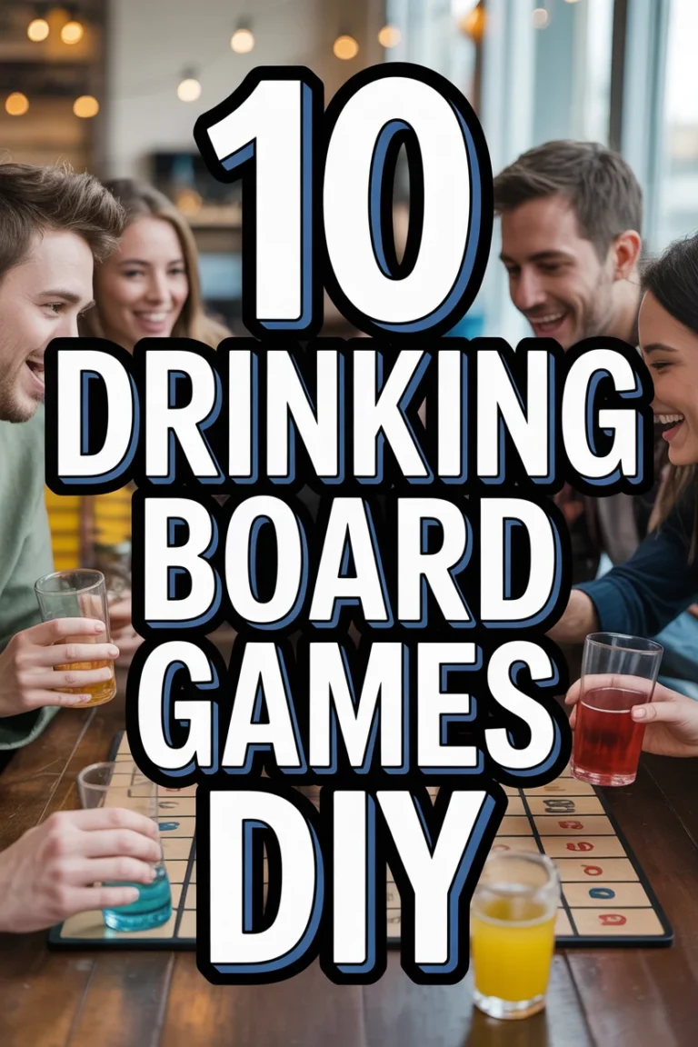 🎲 10 Drinking Board Games DIY