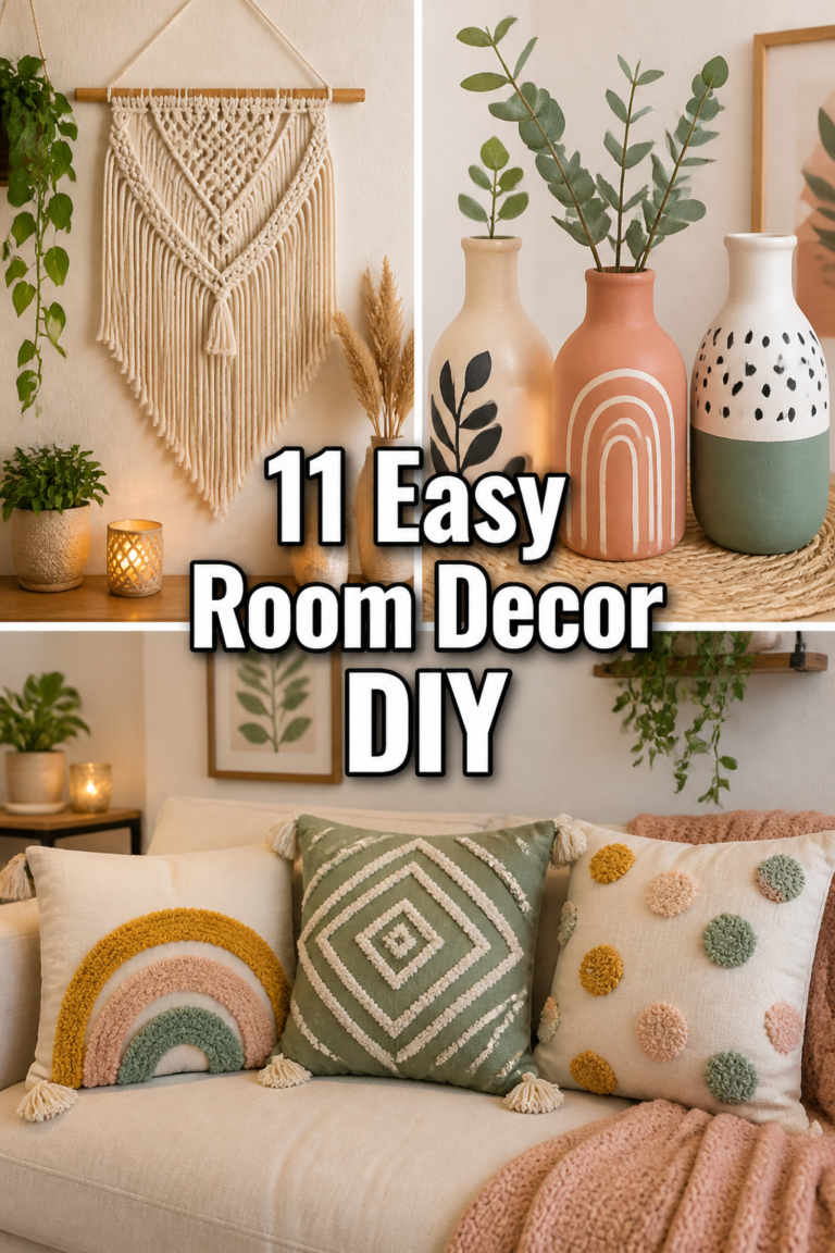 ✨ 11 Easy Room Decor DIY