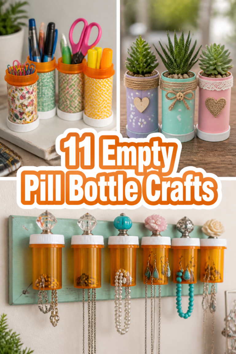 💊 11 Empty Pill Bottle Crafts