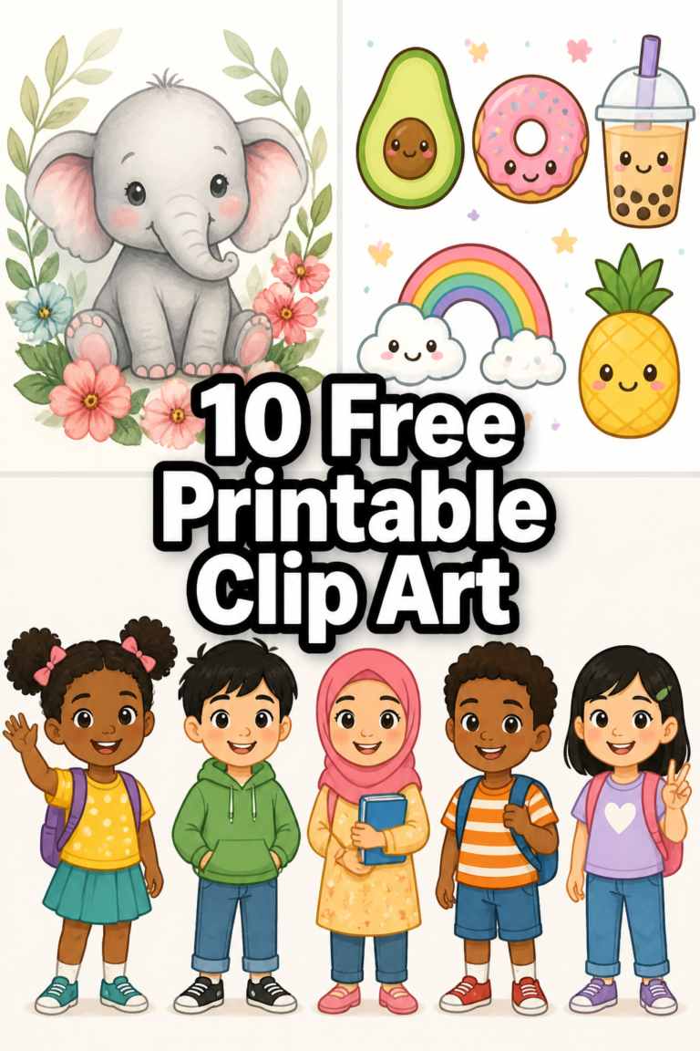 🖥 10 Free Printable Clip Art