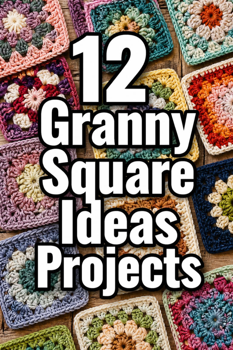 🧶 12 Granny Square Ideas Projects