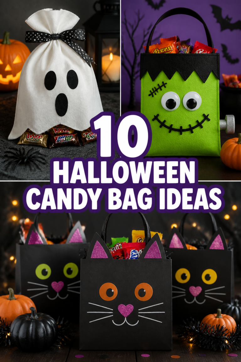 👻 10 Halloween Candy Bag Ideas