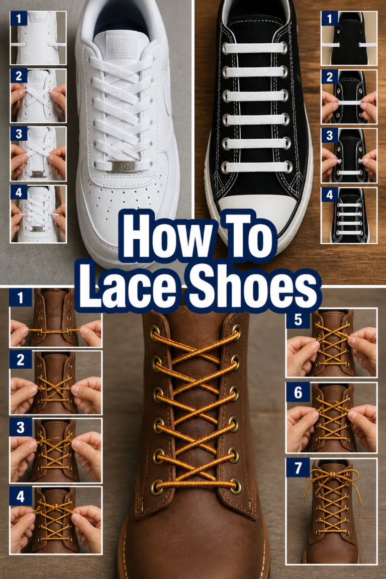 👟 How To Lace Shoes