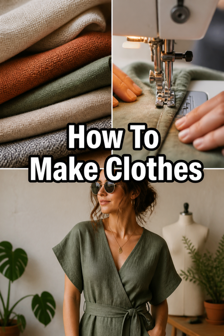 🧵 How To Make Clothes