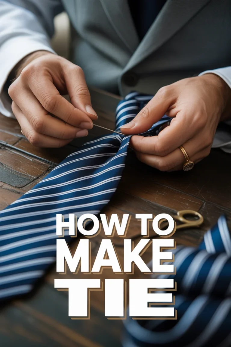 👔 How To Make Tie