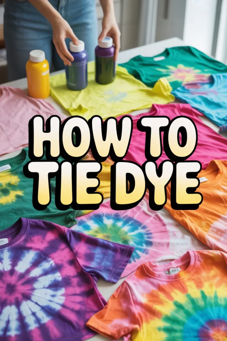 🌈 How To Tie Dye