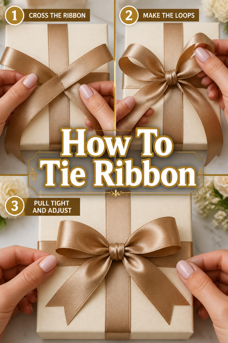 🎀 How To Tie Ribbon