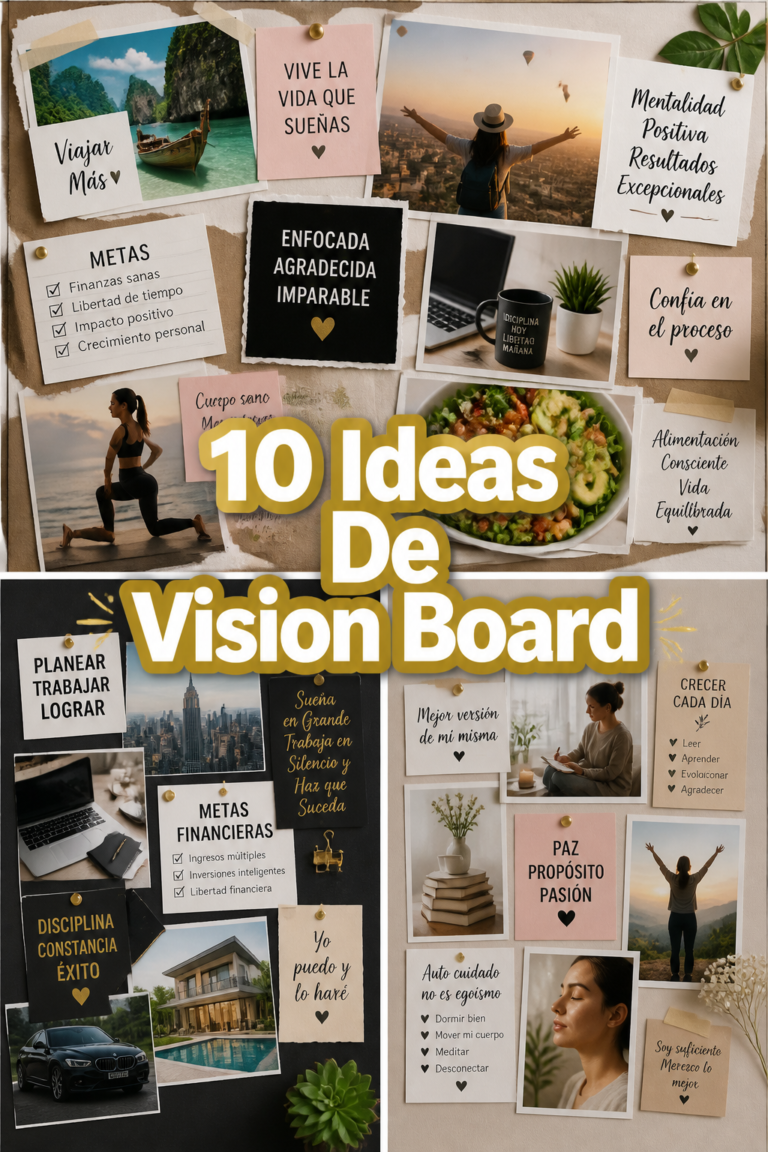 ✨ 10 Ideas De Vision Board