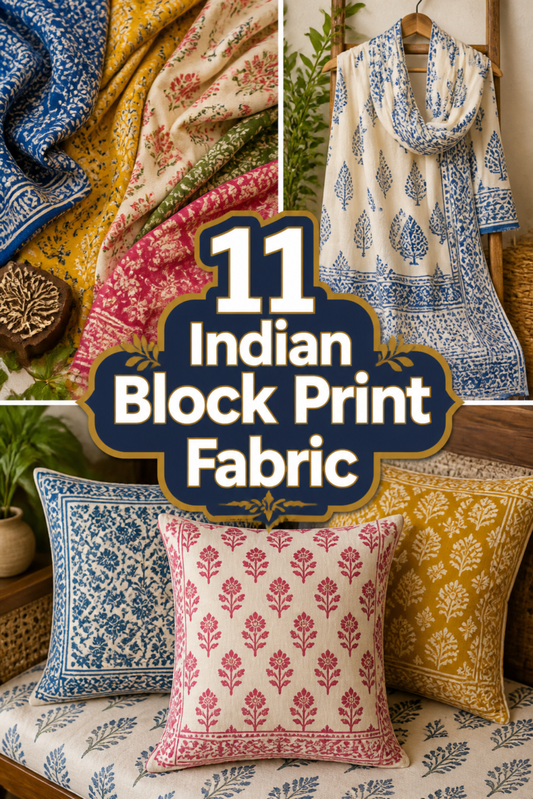 🌸 11 Indian Block Print Fabric