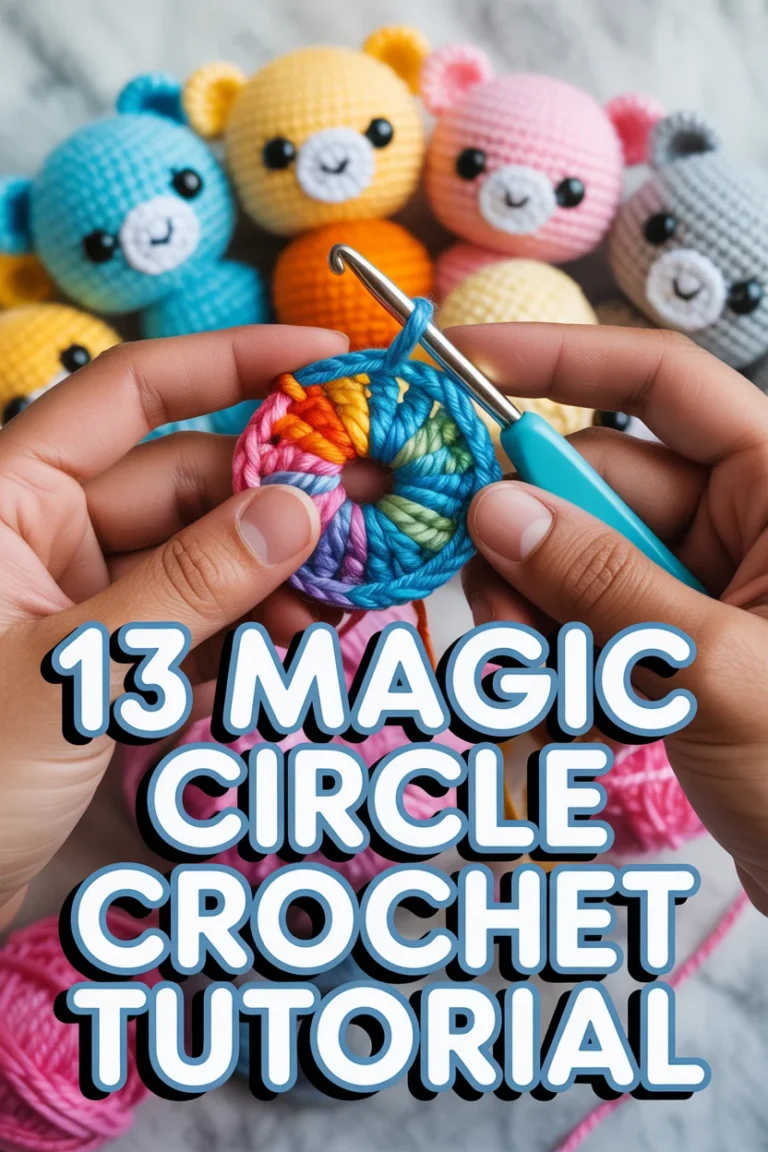 🧶 13 Magic Circle Crochet Tutorial