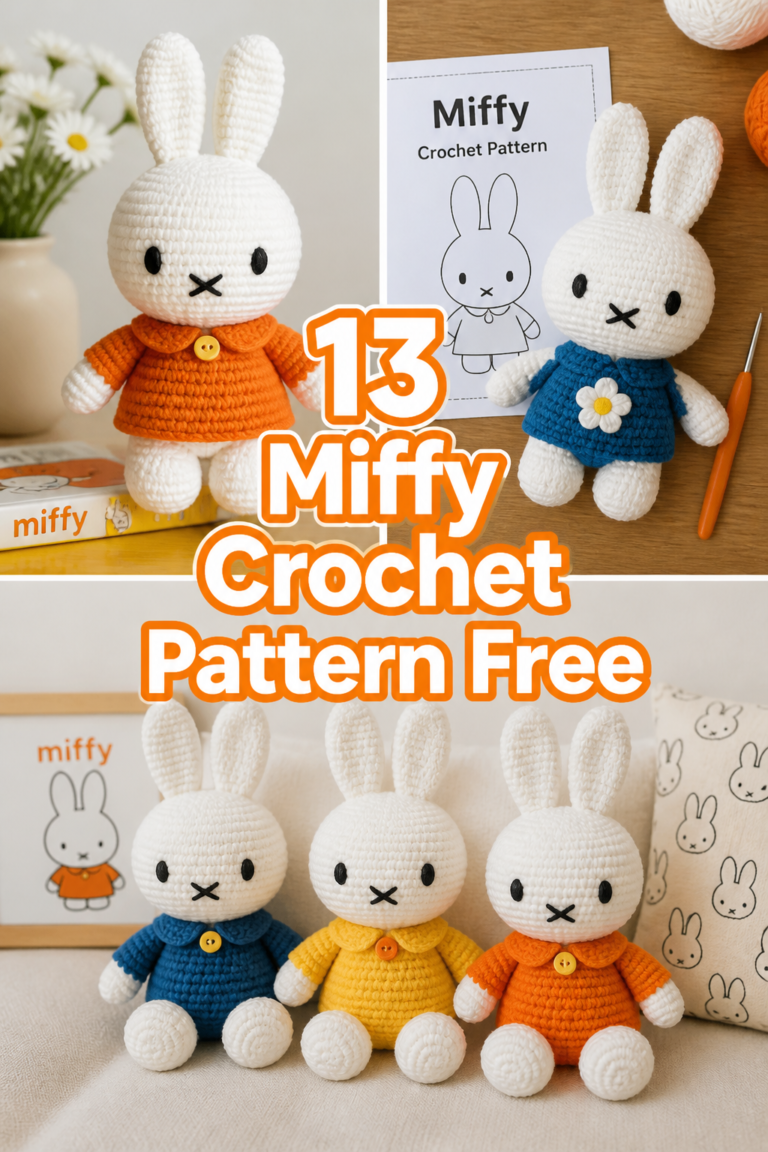 🐰 13 Miffy Crochet Pattern Free