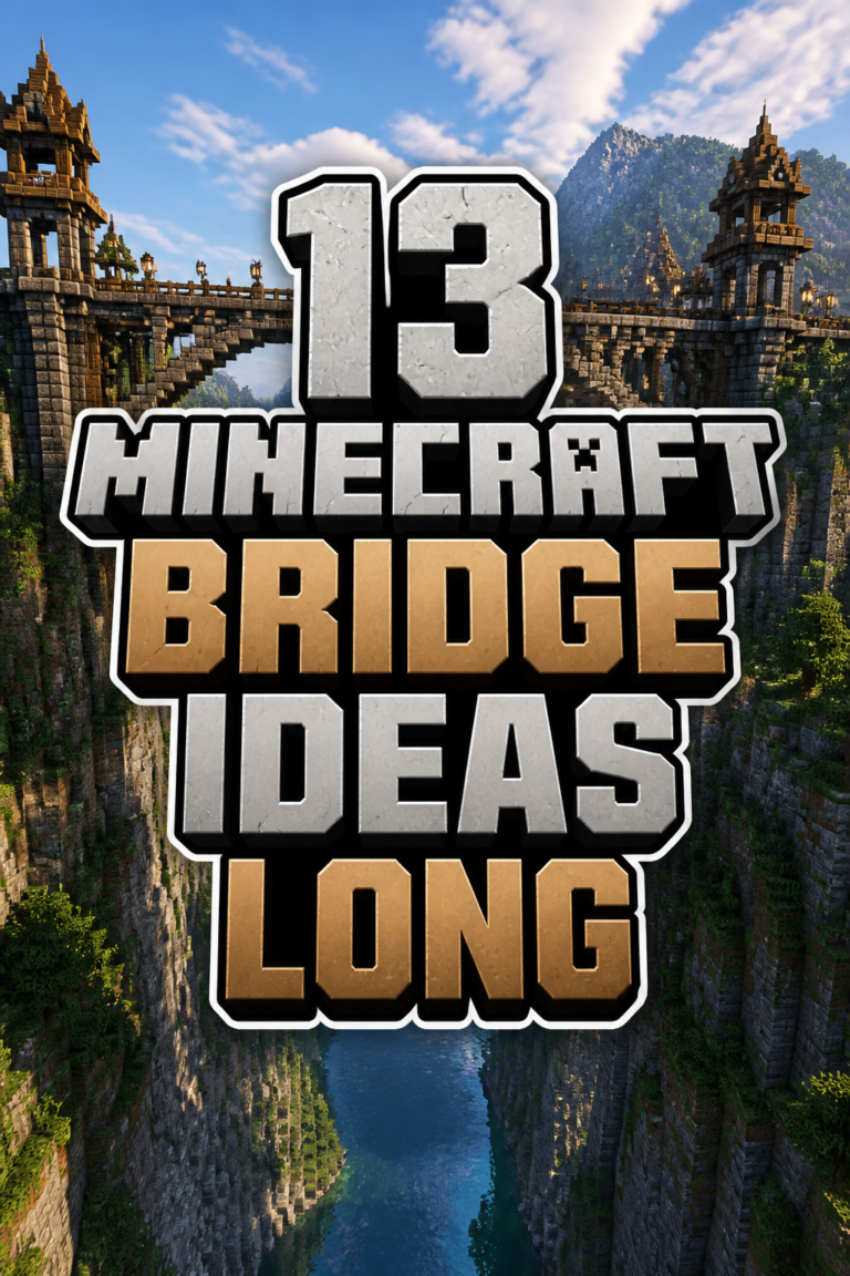🌉 13 Minecraft Bridge Ideas Long
