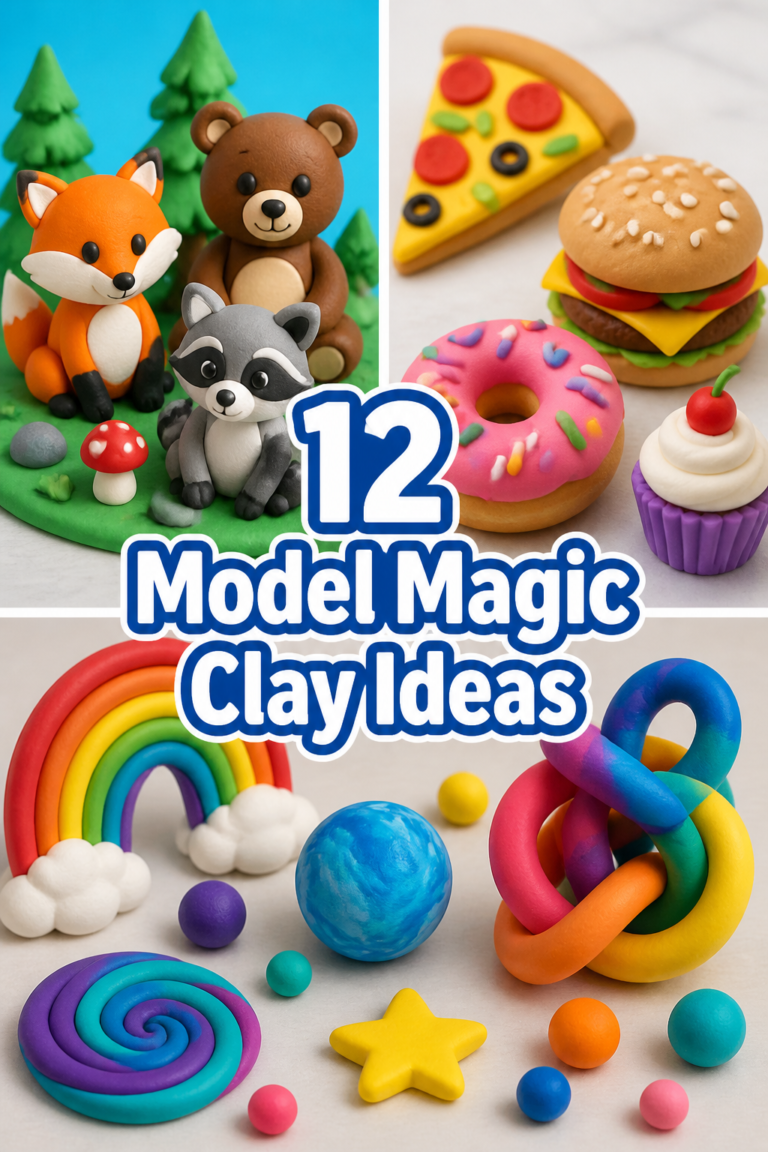 🎨 12 Model Magic Clay Ideas