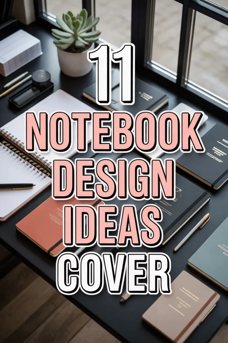 📚 11 Notebook Design Ideas Cover