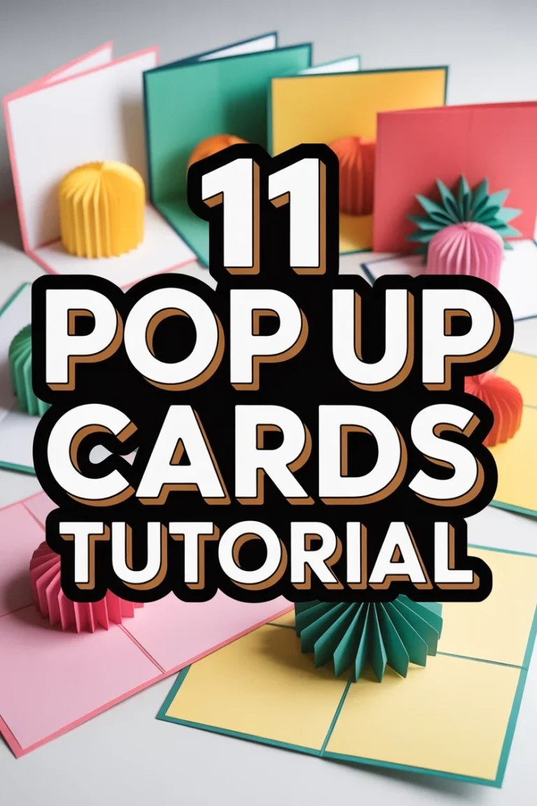 💌 11 Pop Up Cards Tutorial