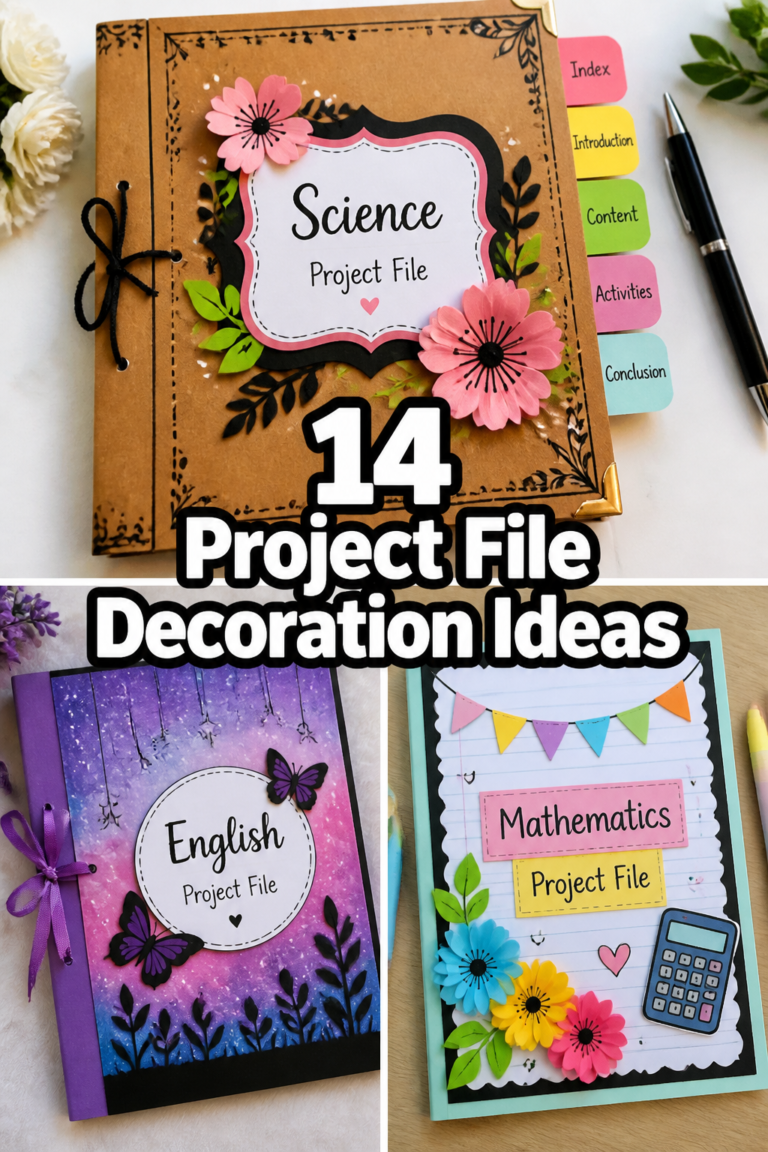 📁 14 Project File Decoration Ideas