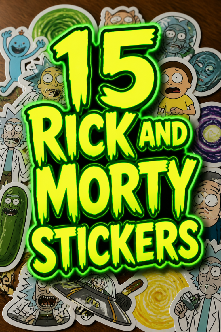 🛸 15 Rick And Morty Stickers