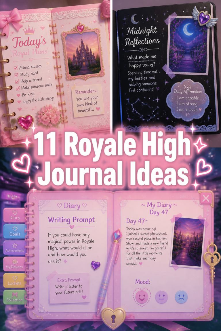 ✨ 11 Royale High Journal Ideas