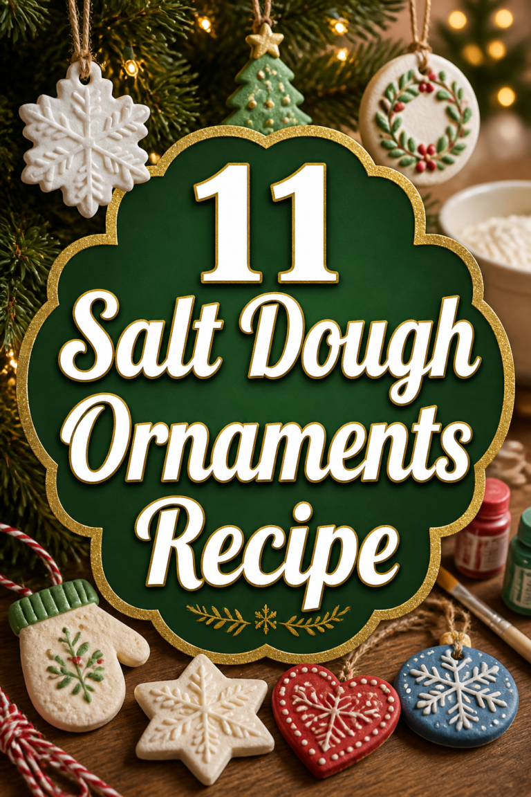 🎄 11 Salt Dough Ornaments Recipe