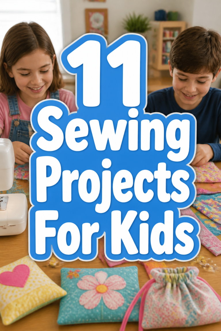 🧵 11 Sewing Projects For Kids