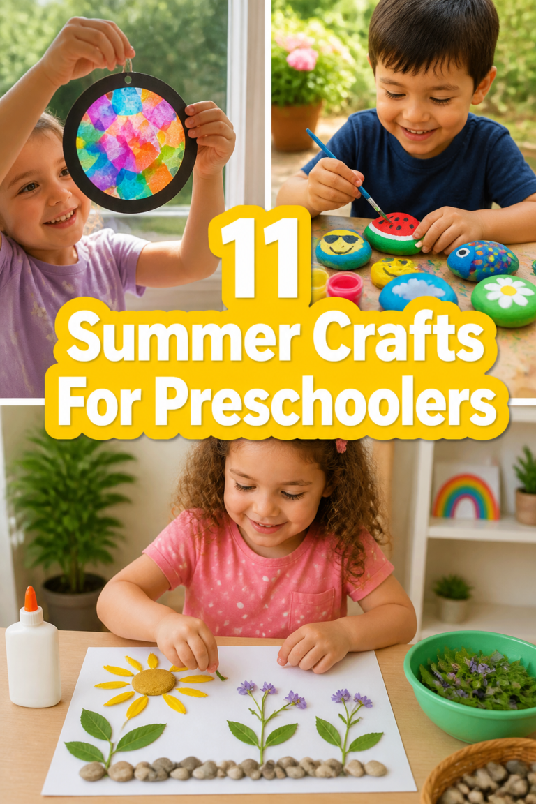 ☀️ 11 Summer Crafts For Preschoolers