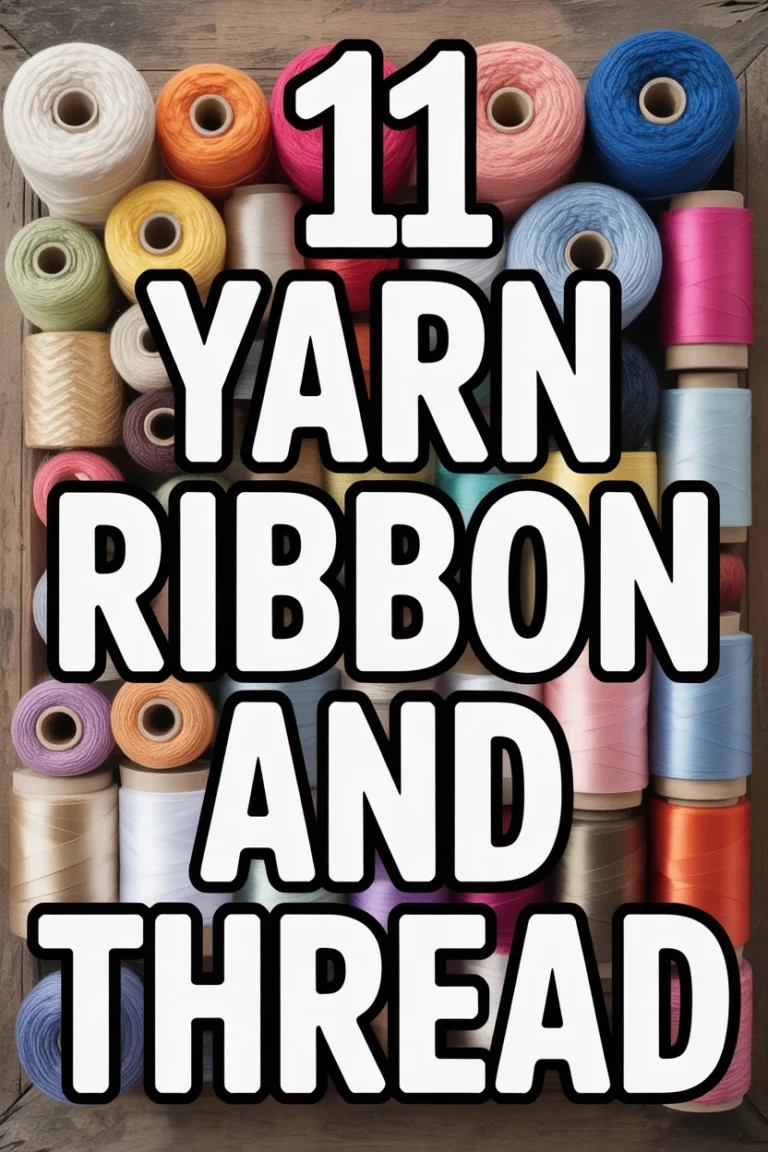 🧵 11 Yarn Ribbon And Thread